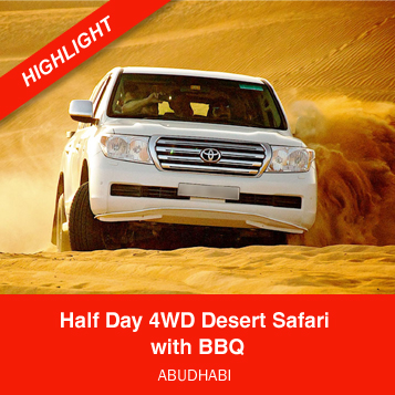 Half Day 4WD Desert Safari with BBQ